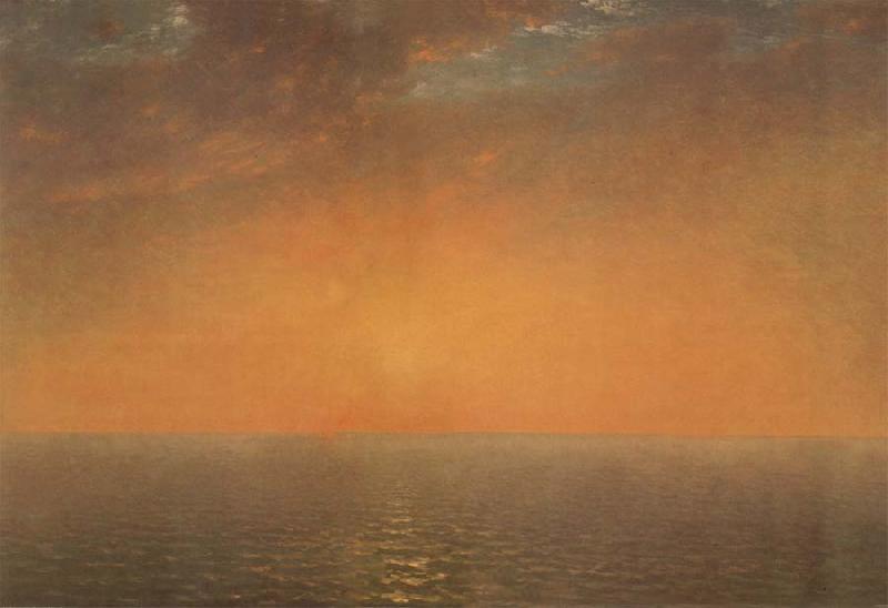 John Frederick Kensett Sonnenuntergang am Meer oil painting image